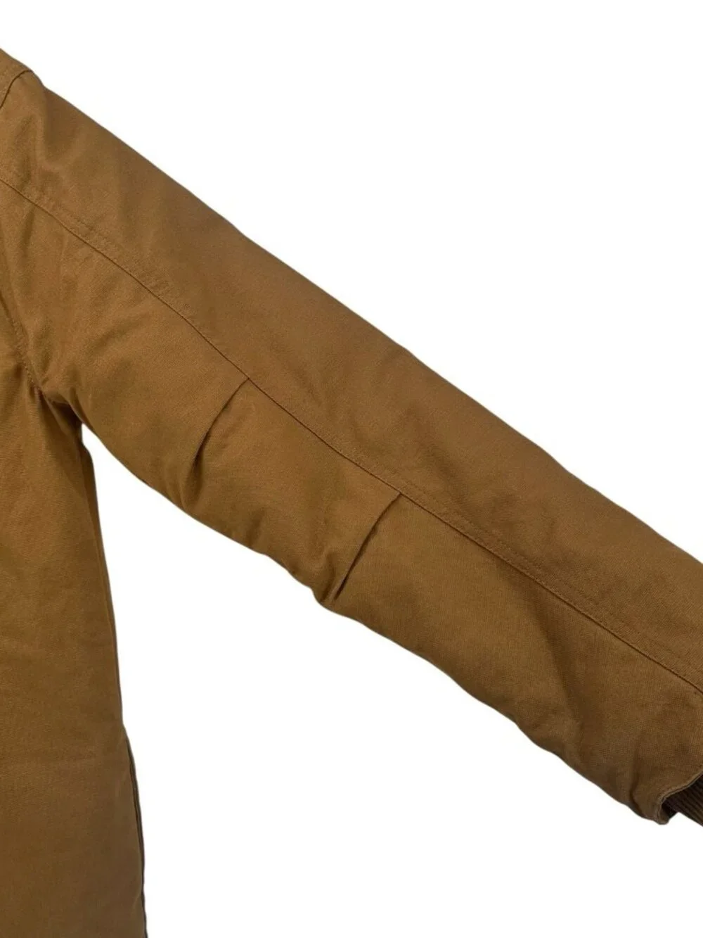 Dickies Jacket Mens M Brown Duck Canvas Hooded Coat Workwear Full Zip Adult